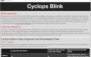 美、英发现新的僵尸网络恶意程序 Cyclops Blink
